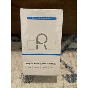 Cotton Pad Dispenser, Press Type Makeup Removal Cotton Holder (Sealed)